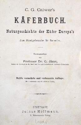 Bild Nr.2: 132-1414 Calwer,C.G.: (Zoologie, Käfer)