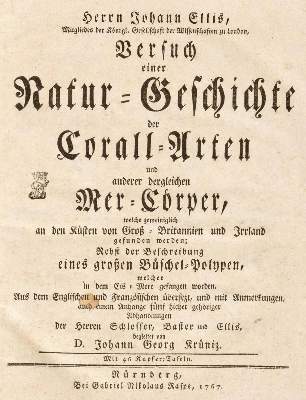 Bild Nr.2: 132-1416 Ellis,J.: (Zoologie, Korallen)