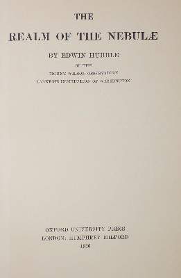 Bild Nr.1: 132-1453 Hubble,E.: (Verschiedene Gebiete - Varia, Astronomie)