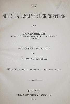 Bild Nr.1: 132-1457 Scheiner,J.: (Verschiedene Gebiete - Varia, Astronomie)