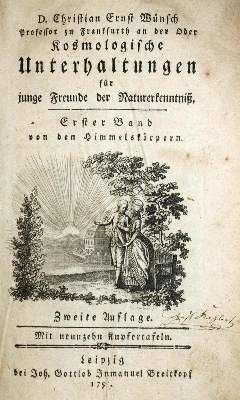 Bild Nr.1: 132-1458 Wünsch,C.E.: (Verschiedene Gebiete - Varia, Astronomie)