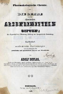 Bild Nr.1: 132-1469 Duflos,A.: (Verschiedene Gebiete - Varia, Chemie)