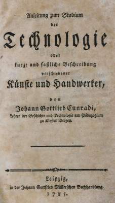 Bild Nr.1: 132-1474 Cunradi,J.G.: (Verschiedene Gebiete - Varia)