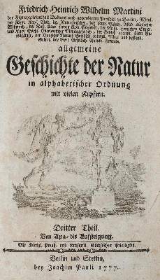 Bild Nr.1: 132-1498 Martini,F.H.W.: (Verschiedene Gebiete - Varia)