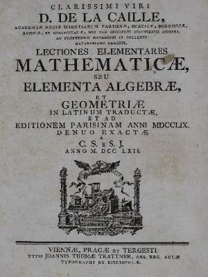 Bild Nr.2: 132-1499 Chapelle,(A.)de la.: (Verschiedene Gebiete - Varia, Mathematik)