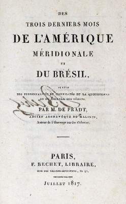 Bild Nr.1: 132-1548 Pradt,D.G.F. de R. de.: (Amerika, Brasilien)