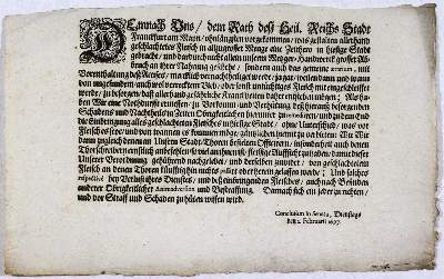 Bild Nr.1: 132-1653 Frankfurt am Main.: (Deutschland, Frankfurt, Metzger)