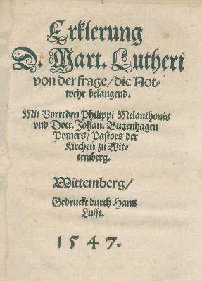 Bild Nr.2: 132-166 Luther,M.: (Alte Drucke, Handschriften und Theologie)