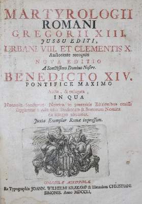 Bild Nr.1: 132-168 Märtyrer.: (Alte Drucke, Handschriften und Theologie)