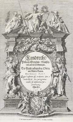 Bild Nr.1: 132-17 Landrecht, Policey:: (Bayern)