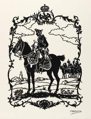 Bild Nr.2: 132-1704 Friedrich II.: (Deutschland, Preußen, Scherenschnitte)