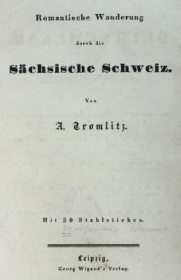 Bild Nr.1: 132-1741 Tromlitz,A. (d.i. K.A.F.v.Witzleben).: (Deutschland)