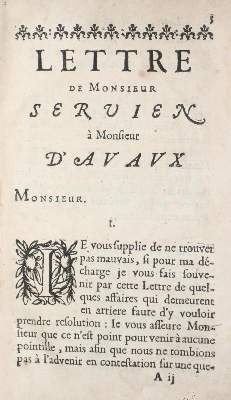 Bild Nr.1: 132-1752 Avaux,C.de Mesmes. u. A.de Sable Servien.: (Frankreich)
