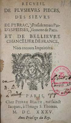 Bild Nr.1: 132-1756 DuFaur de Pibrac,G.: (Frankreich)