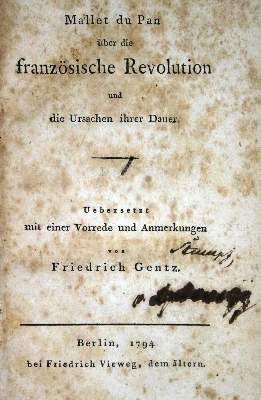 Bild Nr.1: 132-1777 Mallet du Pan,J.: (Frankreich, Revolution)