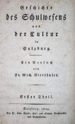 Bild Nr.1: 132-1804 Vierthaler,F.M.: (Österreich, Salzburg)