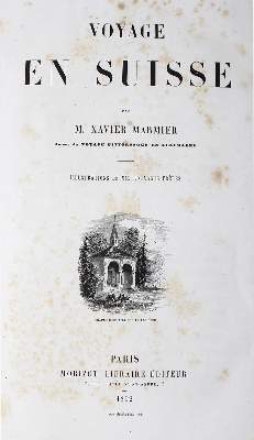Bild Nr.1: 132-1816 Marmier,X.: (Schweiz)