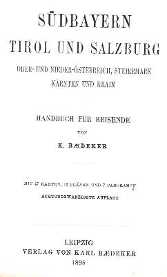 Bild Nr.2: 132-1837 Sammlung: (Verschiedene Länder - Geschichte, Baedeker)