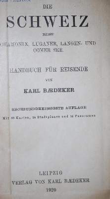 Bild Nr.1: 132-1838 Sammlung: (Verschiedene Länder - Geschichte, Baedeker)
