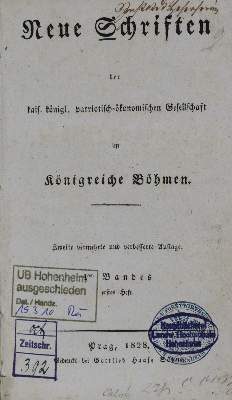 Bild Nr.1: 132-1845 Neue Schriften: (Verschiedene Gebiete - Varia, Böhmen)
