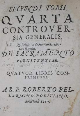 Bild Nr.1: 132-19 Bellarminus,R.: (Alte Drucke, Handschriften und Theologie)