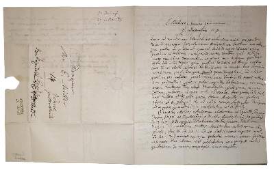 Bild Nr.1: 132-1919 Dindorf, Wilhelm,: (Autographen)