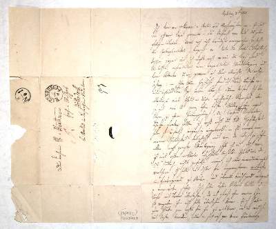 Bild Nr.1: 132-1925 Haxthausen, August Franz Ludwig Maria Frhr. von,: (Autographen)