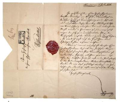 Bild Nr.1: 132-1926 Hormayr, Joseph Freiherr v.,: (Autographen)