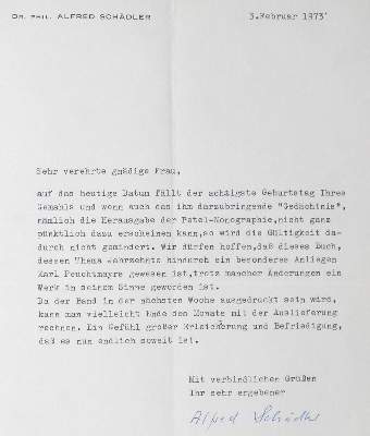Bild Nr.1: 132-1936 Korrespondenz: (Petel, Handschriften)
