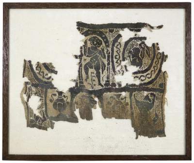 Bild Nr.1: 132-1953 Stofffragmente.: (Varia, Ägypten)