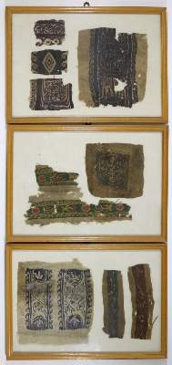 Bild Nr.3: 132-1953 Stofffragmente.: (Varia, Ägypten)