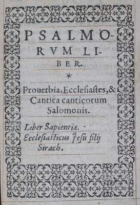 Bild Nr.1: 132-199 Psalmorum liber.: (Alte Drucke, Handschriften und Theologie)