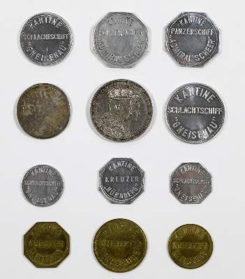 Bild Nr.2: 132-1990 Kantinenpfennig Gneisenau.: (Varia, Münzen und Medaillen)