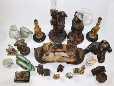 Bild Nr.8: 132-2028 Bärensammlung.: (Varia, Skulpturen - Plastiken, Bären)