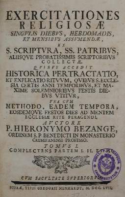 Bild Nr.3: 132-21 Besange,H.: (Alte Drucke, Handschriften und Theologie)