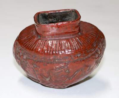 Bild Nr.1: 132-2116 Rotlack-Gefäß: (Asiatika, China)