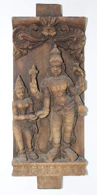 Bild Nr.3: 132-2120 Holzreliefs: (Asiatika, Indien)