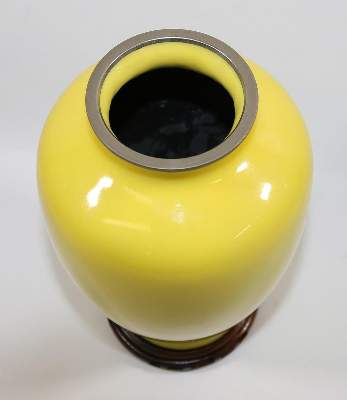 Bild Nr.4: 132-2126 Japanische Cloisonnevase.: (Asiatika, Japan)