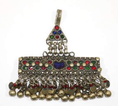 Bild Nr.1: 132-2134 Silberanhänger Afghanistan: (Asiatika, Schmuck)