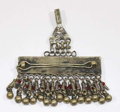 Bild Nr.2: 132-2134 Silberanhänger Afghanistan: (Asiatika, Schmuck)
