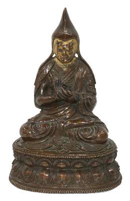 Bild Nr.1: 132-2137 Bronze eines Lama.: (Asiatika, Skulpturen - Plastiken)