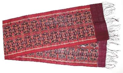 Bild Nr.1: 132-2139 Geringsing Bali Wayang: (Asiatika, Stoffe)