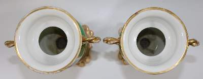 Bild Nr.4: 132-2173 Biedermeier Henkelvasen.: (Porzellan u. Keramik)