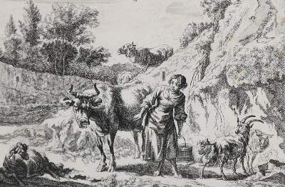 Bild Nr.4: 132-2177 Elefant mit Führer: (Porzellan u. Keramik)