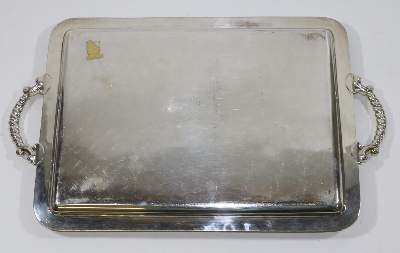 Bild Nr.2: 132-2257 Großes Silbertablett: (Silber)