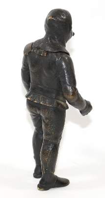 Bild Nr.2: 132-2282 Bronze Bergmann als Flasche.: (Skulpturen - Plastiken, Bergbau)