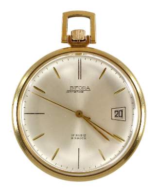 Bild Nr.1: 132-2314 Bifora Taschenuhr: (Uhren, Taschenuhren)