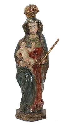 Bild Nr.1: 132-2326 Maria mit Jesuskind,: (Volkskunst, Religiöse Volkskunst)