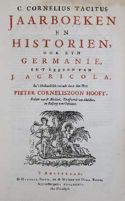 Bild Nr.1: 132-234 Tacitus,C.C.: (Alte Drucke, Handschriften und Theologie)