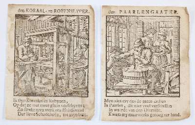 Bild Nr.2: 132-2381 Perlenbohrer u. Perlensucher.: (Varia, Berufe)